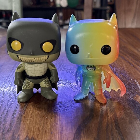 Killer Croc Impopster & Batman(Rainbow) Funko Pop! No Box - Picture 1 of 6